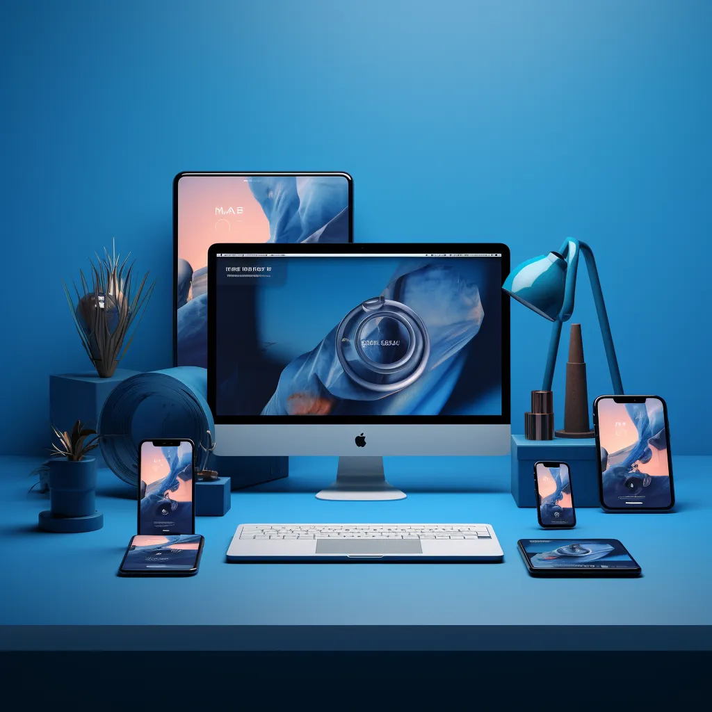 multiple electronic devices sitting on a desk